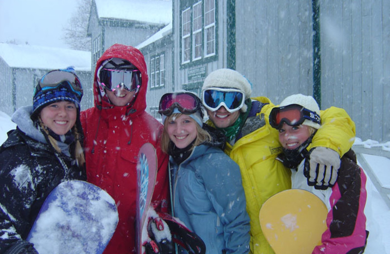 Ski group at McGuire's Resort.