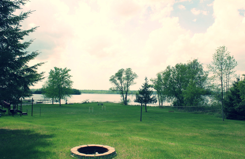 Lake view at Bayside Cabins 