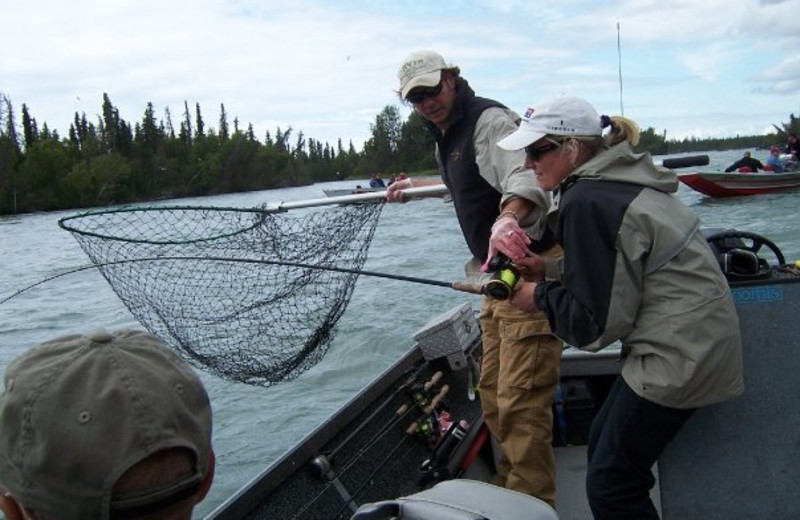 Fishing at Great Alaska Adventure Lodge.