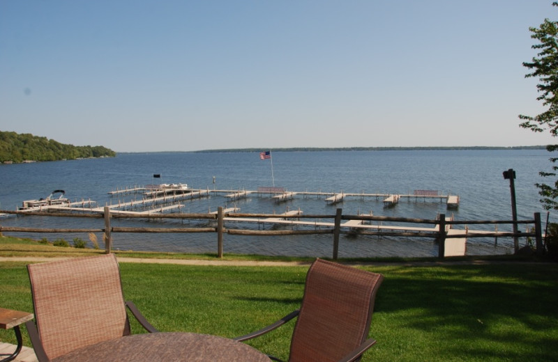 Lake view at Quarterdeck Resort.