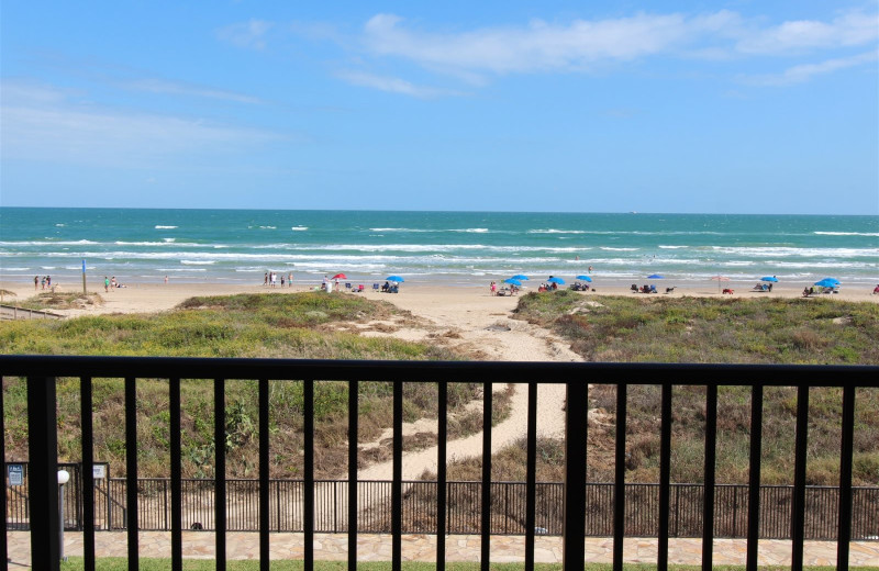 Rental balcony view at Seabreeze I.