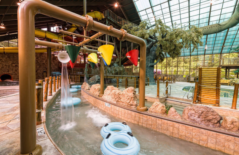 Indoor water park at Westgate Smoky Mountain Resort & Spa.