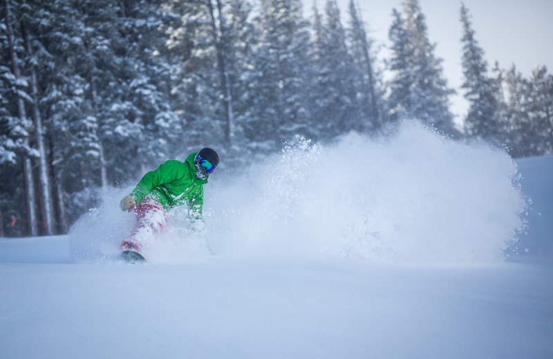 Skiing at BlueSky Breckenridge.