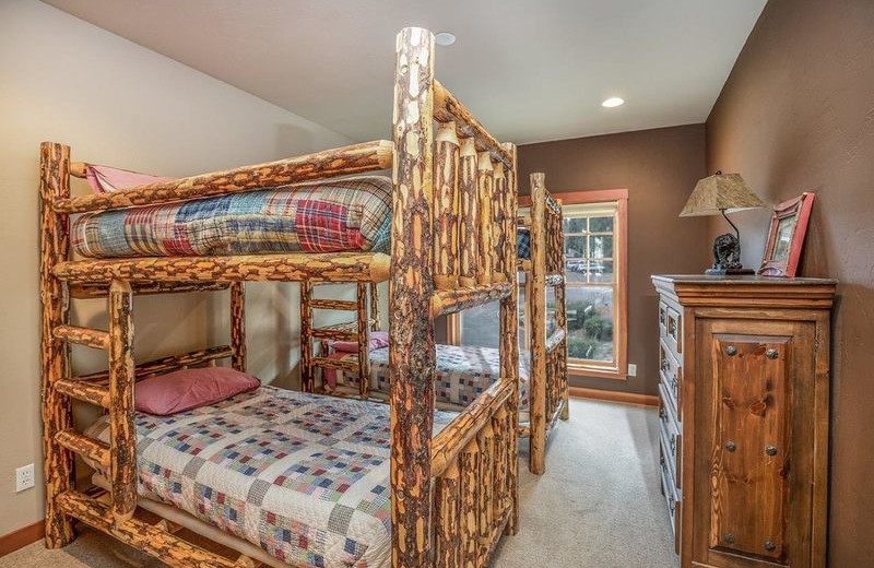 Rental bedroom at Durango Colorado Vacations, LLC.