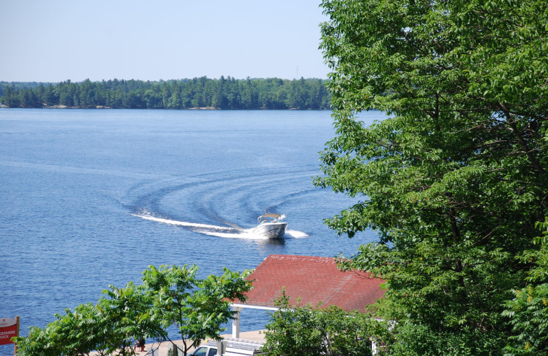 Beach view at Windermere House.