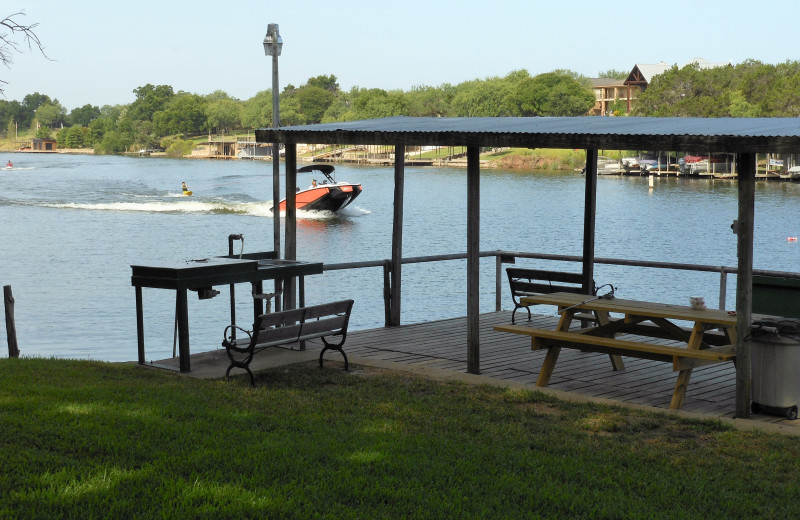 Lake view at Heart of Texas Lake Resort.