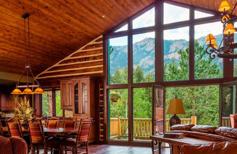 Lodge interior at The Ranch at Emerald Valley.