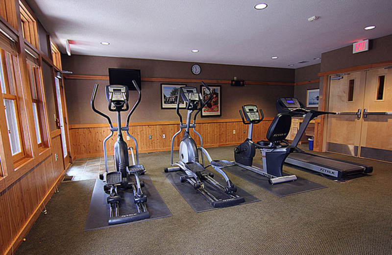 Fitness room at Heartwood Conference Center & Retreat.