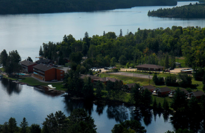 Aerial view of The Couples Resort.