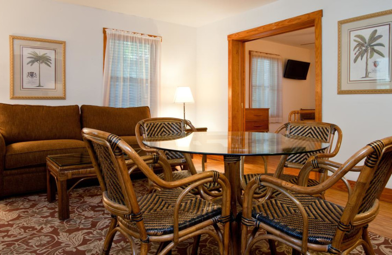 Guest room at Island City House Hotel.