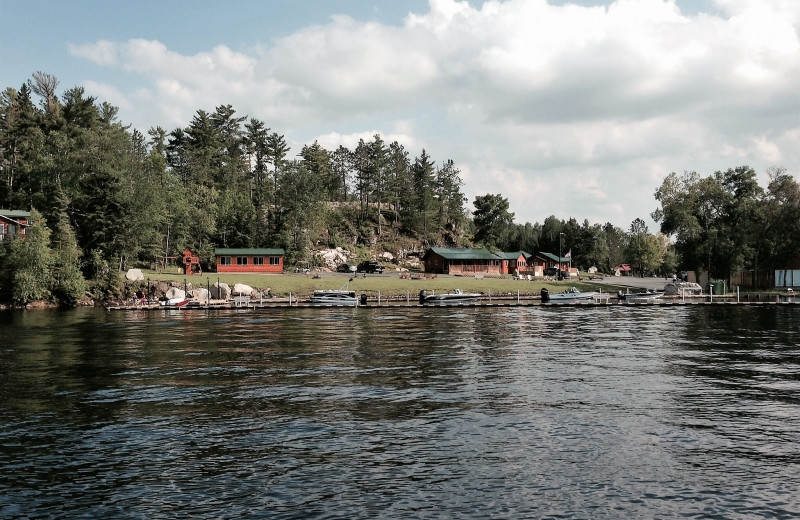 Exterior view of The Pines of Kabetogama Resort.