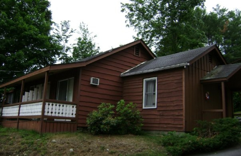 Cabin exterior at Boulders Resort.