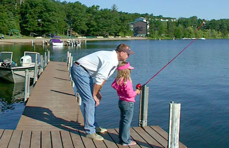 Fishing at Cragun's Resort.