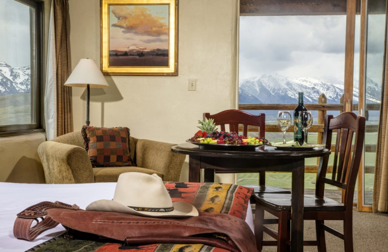 Guest room at Spring Creek Ranch.