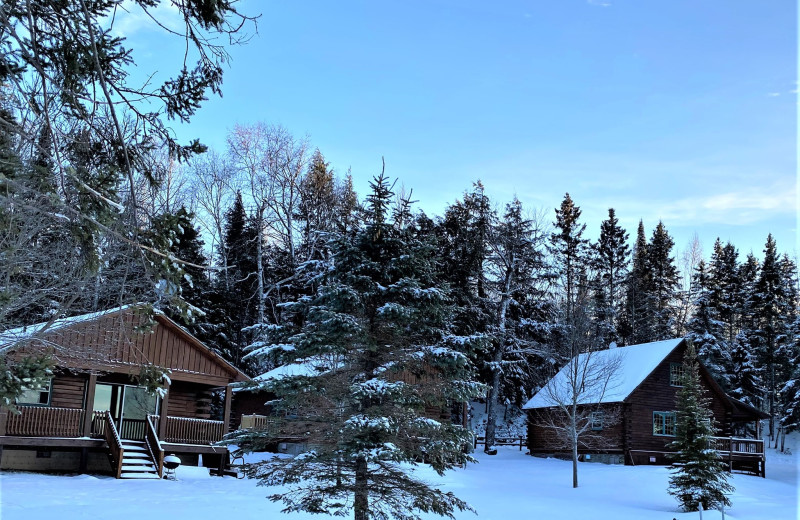 Winter at Wilderness Bay Lodge and Resort.