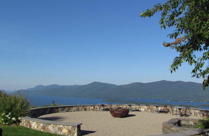 Patio view at The Depe Dene Resort.