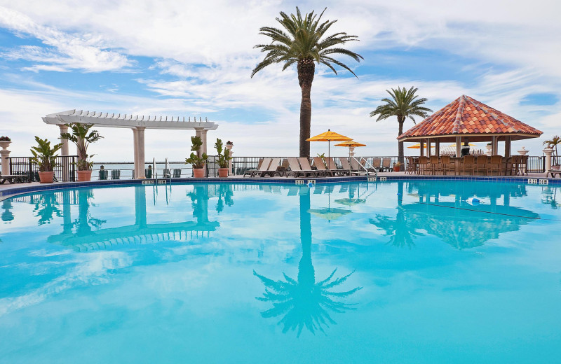 Outdoor pool at Holiday Inn at Clearwater Beach.