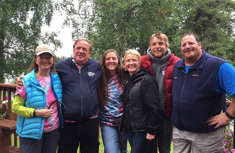 Group at Big Sky Charter & Fishcamp.