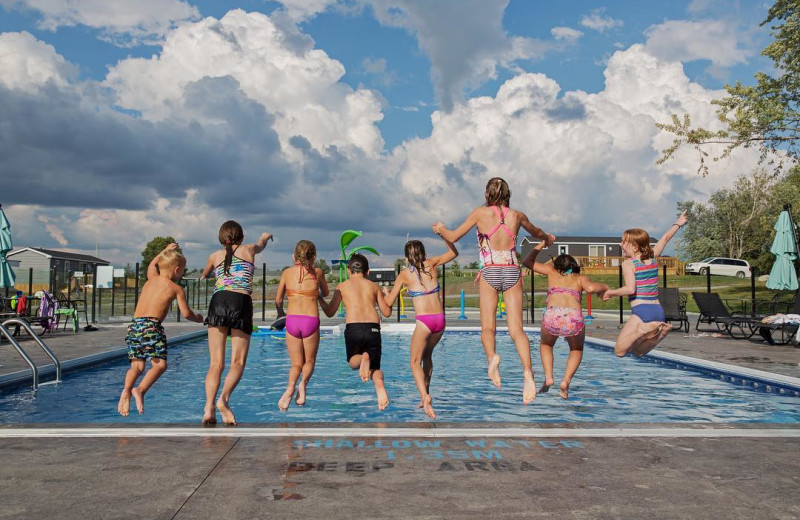 Pool at Great Blue Resorts- Cherry Beach Resort.