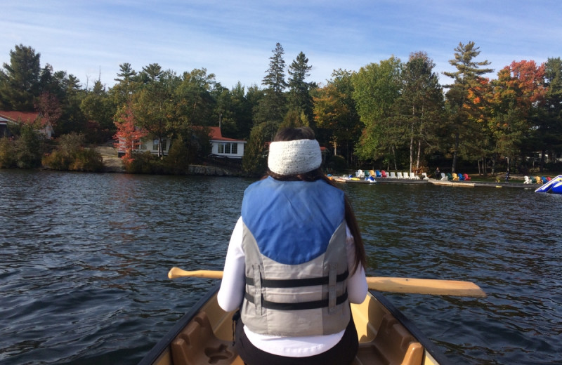 Lake view at Severn Lodge.