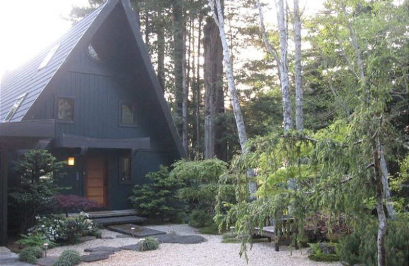 Vacation rental exterior at Redwood Coast Vacation Rentals.