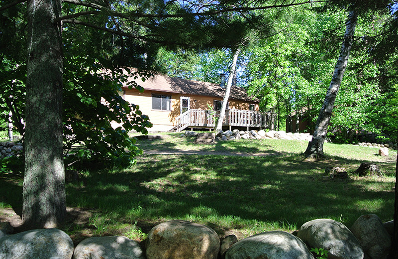 Cabin exterior at Upper Cullen Resort.