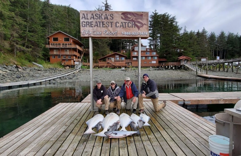 Fishing at Elfin Cove Resort.