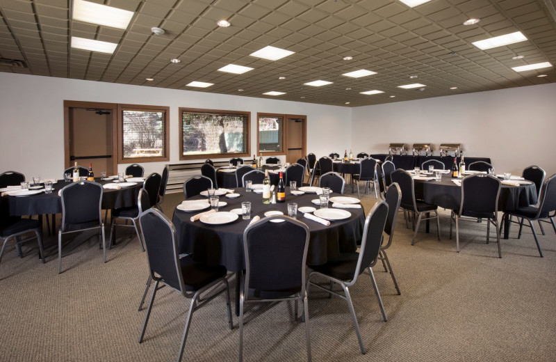 Meeting room at Evergreen Lodge.
