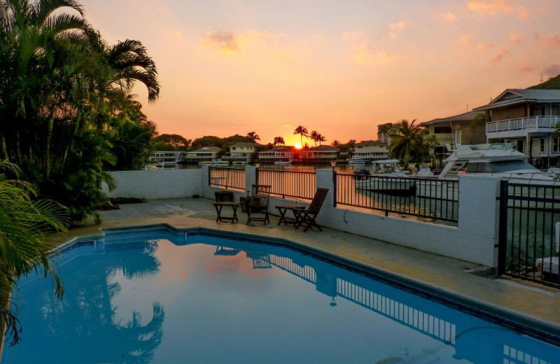 Rental pool at Hawaiian Vacation Rentals.