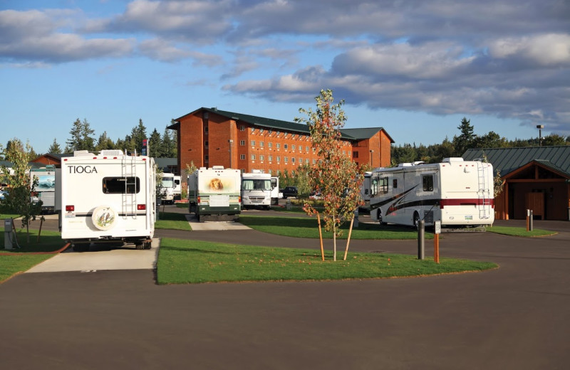 Exterior view of Little Creek Casino Resort.