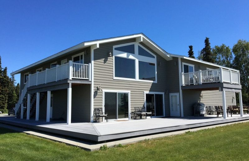 Exterior view of Jimmie Jack's Alaska Fishing Lodges.
