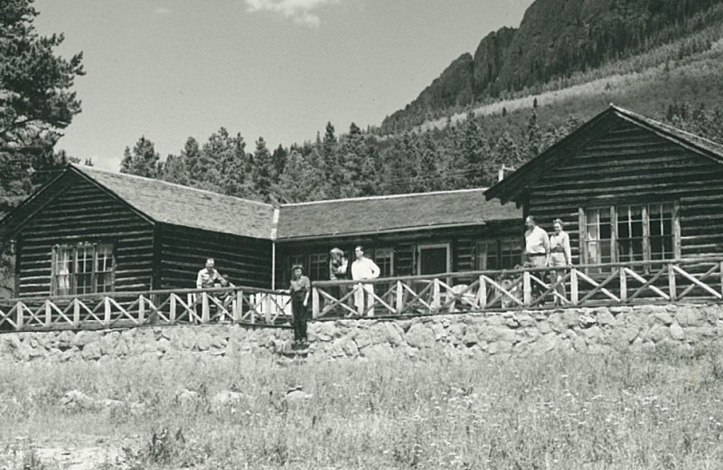 Historic photo of Wind River Ranch.