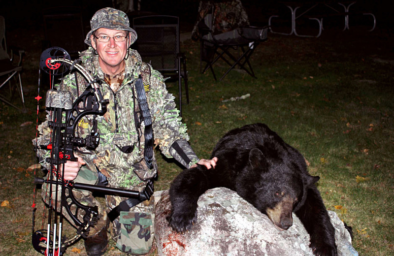 Bear hunting at Zup's Fishing Resort and Canoe Outfitters.