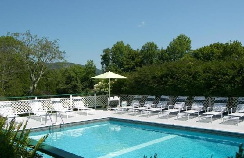 Outdoor pool at Cedar Crest Inn.