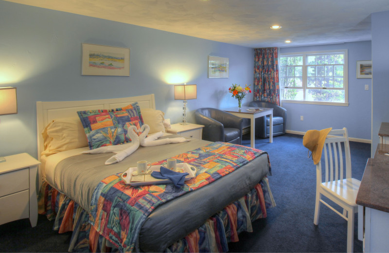 Guest room at Pleasant Bay Village.