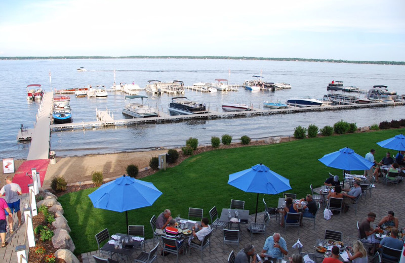 Lake view at Quarterdeck Resort.