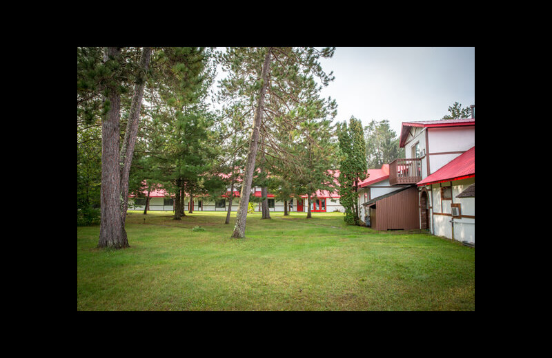 Exterior view of Northern Pine Inn.