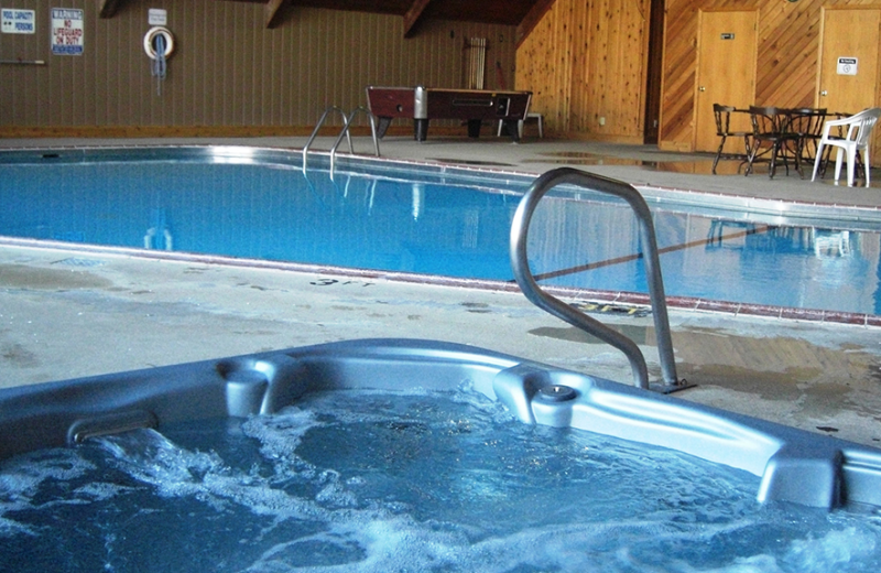 Indoor pool at Sportsman's Lodge.