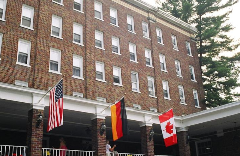 Exterior at The Pines Inn of Lake Placid.