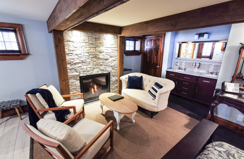 Guest room at Ste. Anne's Spa.
