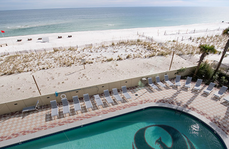 Pool and beach at Brett/Robinson.