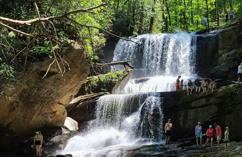 Waterfall near The Lodge at Flat Rock.