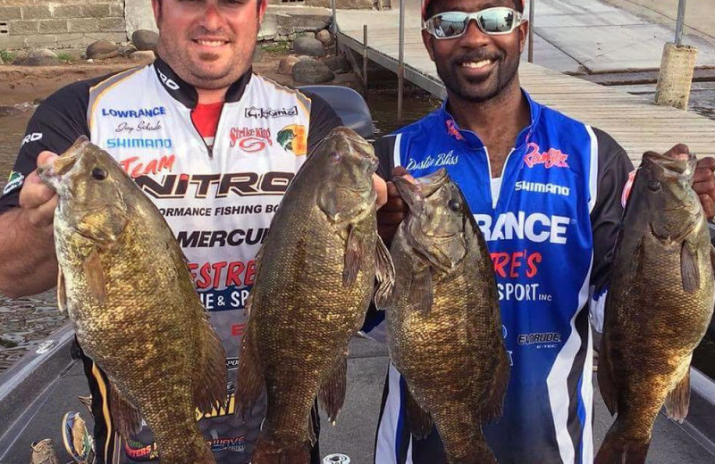 Fishing at Twin Pines Resort.