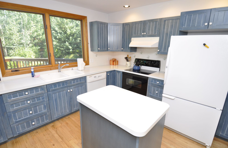 Rental kitchen at Steamboat Lodging Properties.