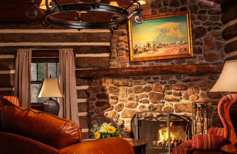 Guest living room at The Ranch at Emerald Valley.