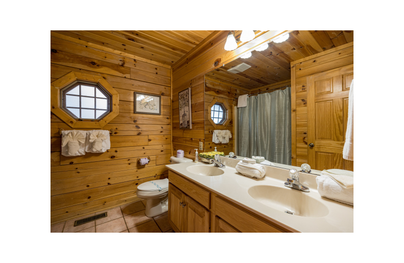 Bathroom at American Patriot Getaways - Absolutely Fabulous.