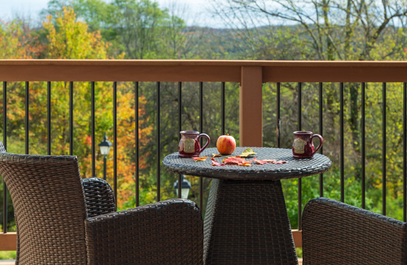 Guest balcony at The French Manor Inn and Spa.