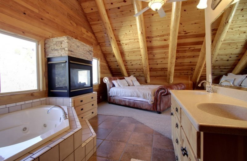 Rental bedroom at Family Time Vacation Rentals.