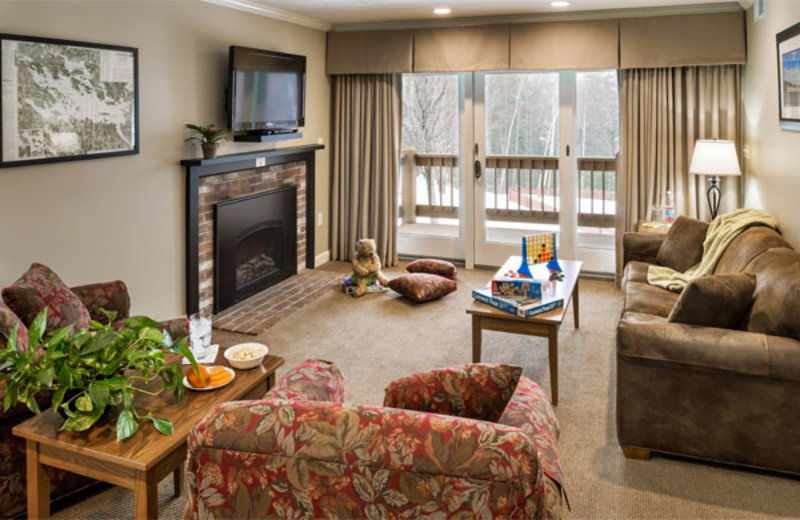 Guest living room at Summit Resort.