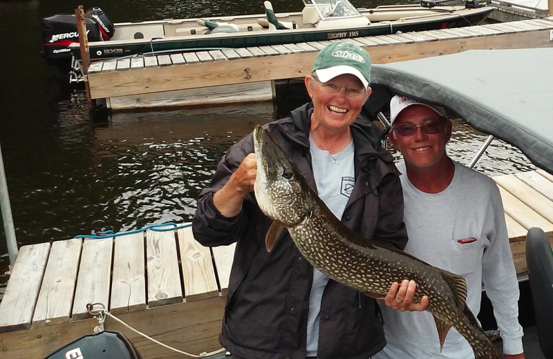 Fishing at Lakeview Resort.